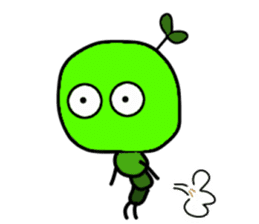 Mr.Worm of Green Caterpillar sticker #2719627