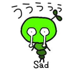 Mr.Worm of Green Caterpillar sticker #2719643