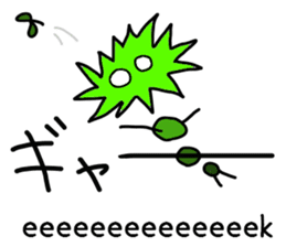 Mr.Worm of Green Caterpillar sticker #2719653