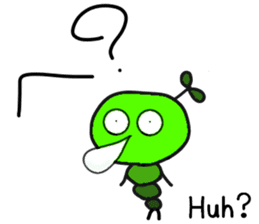 Mr.Worm of Green Caterpillar sticker #2719660