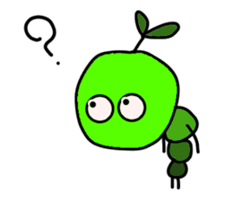 Mr.Worm of Green Caterpillar sticker #2719661