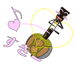 Japanese instruments classic shamin2 sticker #2720634
