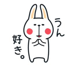 Pleasantly and lovelily rabbit Part 2 sticker #2720832