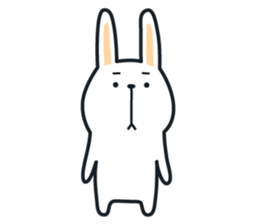 Pleasantly and lovelily rabbit Part 2 sticker #2720851