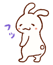 Comical rabbit dancing sticker #2721053