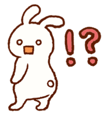 Comical rabbit dancing sticker #2721054