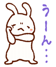 Comical rabbit dancing sticker #2721065