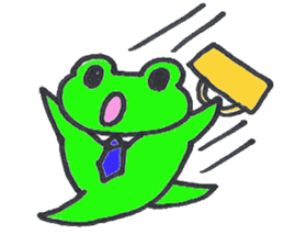 frog place KEROMICHI-AN Salarymen sticker #2721228