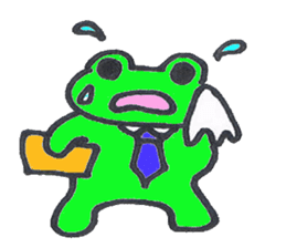 frog place KEROMICHI-AN Salarymen sticker #2721230