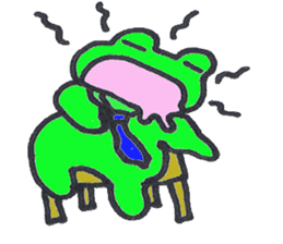 frog place KEROMICHI-AN Salarymen sticker #2721236