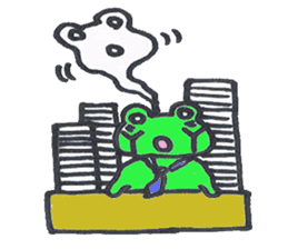 frog place KEROMICHI-AN Salarymen sticker #2721237