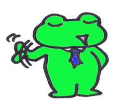 frog place KEROMICHI-AN Salarymen sticker #2721251