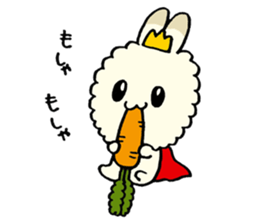 prince of fluffy rabbit sticker #2721389