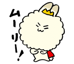 prince of fluffy rabbit sticker #2721394