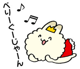 prince of fluffy rabbit sticker #2721395