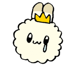 prince of fluffy rabbit sticker #2721408