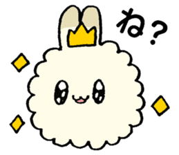 prince of fluffy rabbit sticker #2721409