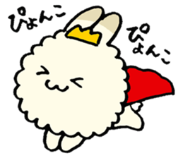 prince of fluffy rabbit sticker #2721410