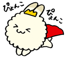 prince of fluffy rabbit sticker #2721410