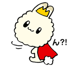 prince of fluffy rabbit sticker #2721411