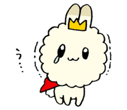 prince of fluffy rabbit sticker #2721415