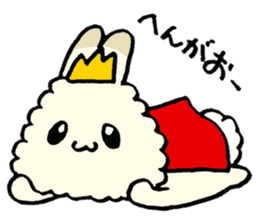 prince of fluffy rabbit sticker #2721423