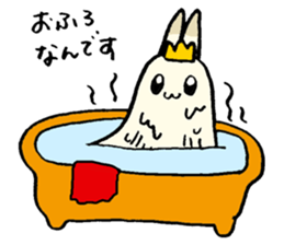 prince of fluffy rabbit sticker #2721426