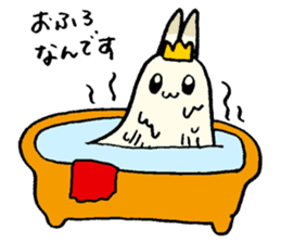 prince of fluffy rabbit sticker #2721426