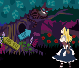 Alice's Wonder Garden sticker #2722026