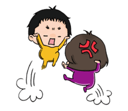 Men and women of everyday conversation sticker #2722061