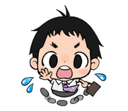 Men and women of everyday conversation sticker #2722065