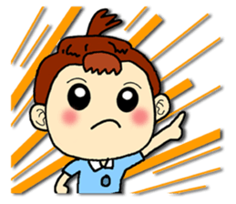 Top Knot Family sticker #2722310