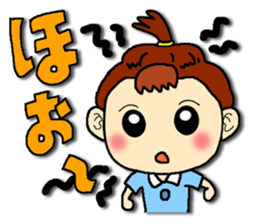 Top Knot Family sticker #2722318