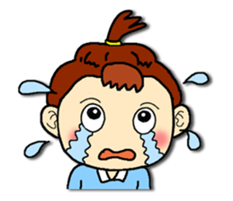 Top Knot Family sticker #2722334