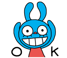 The hysteric rabbit sticker #2722349