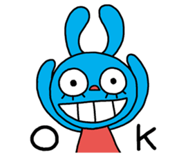 The hysteric rabbit sticker #2722349