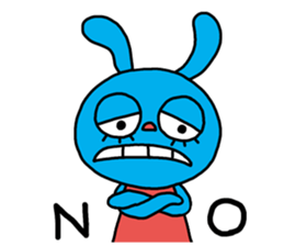 The hysteric rabbit sticker #2722350