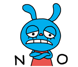 The hysteric rabbit sticker #2722350