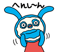 The hysteric rabbit sticker #2722352