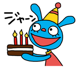 The hysteric rabbit sticker #2722357