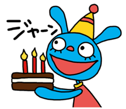 The hysteric rabbit sticker #2722357