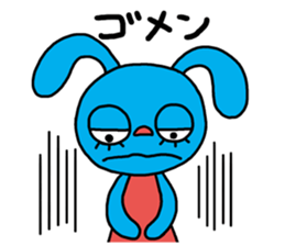 The hysteric rabbit sticker #2722360