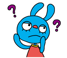 The hysteric rabbit sticker #2722361