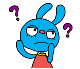 The hysteric rabbit sticker #2722361