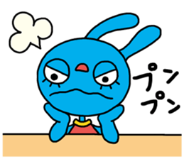 The hysteric rabbit sticker #2722362