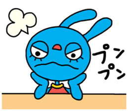 The hysteric rabbit sticker #2722362