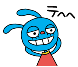 The hysteric rabbit sticker #2722364