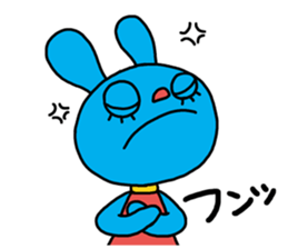 The hysteric rabbit sticker #2722369