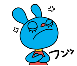 The hysteric rabbit sticker #2722369