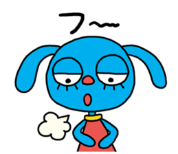 The hysteric rabbit sticker #2722370